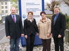 Auf dem Bild von links nach rechts: Dirk Schmidt, Dr. Tanja Machalet, Elisabeth Schubert, Udo Runkel