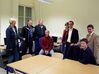 Der Geschäftsführer der ARGE Rhein-Lahn, Peter Hahn (2.v.l) führte die Besucher der SPD Westerwald durch die Räumlichkei